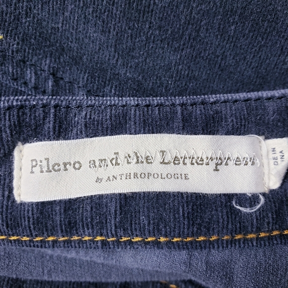 Pilcro And The Letterpress Black Corduroy Ankle. - Picture 5 of 8